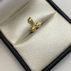 Dije Ojos de santa lucia Oro amarillo 18k 0,3 Gr / 10,8 mm / 1 Cm