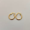 Candonga Lisa Oro amarillo 18k 1 Gr / 1,5 Cm