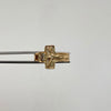 Anillo Cruz Cristo Oro amarillo 18k / Talla 8 / 2,85 Gr / 3,9 mm
