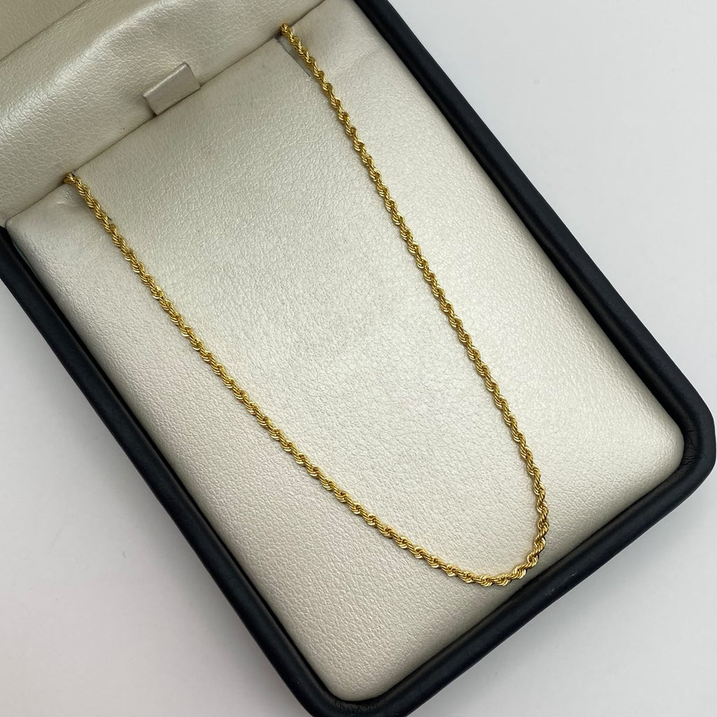 Cadena It Mini Lazo Oro amarillo 18k +1 / 1,55 Gr / 1,6 mm / 40 Cm
