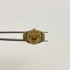 Anillo Corona rx circones blancos Oro amarillo 18k / Talla 11 / 7,65 Gr / 6,6 mm
