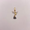 Dije San miguel arcangel silueta Oro amarillo 18k 1,15 Gr / 11,5 mm / 2,3 Cm