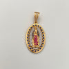 Dije Virgen de Gaudalupe Casting Oro amarillo 18k 5,55 Gr / 20 mm / 4,1 Cm