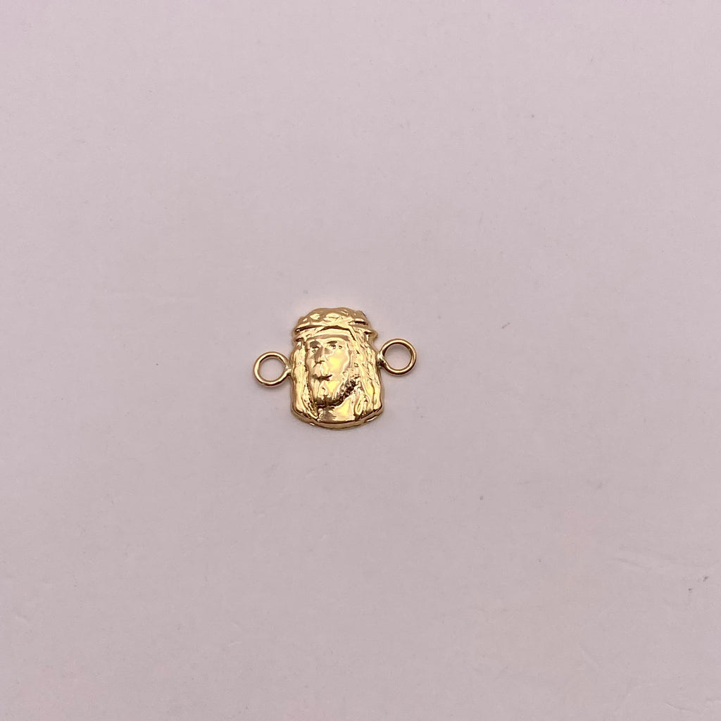 Herraje rostro jesus Oro amarillo 18k 0,43 Gr / 1,3 Cm