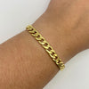 Pulso It cubano inflado Oro amarillo 18k +1 / 6,01 Gr / 6,85 mm / 21,5 Cm