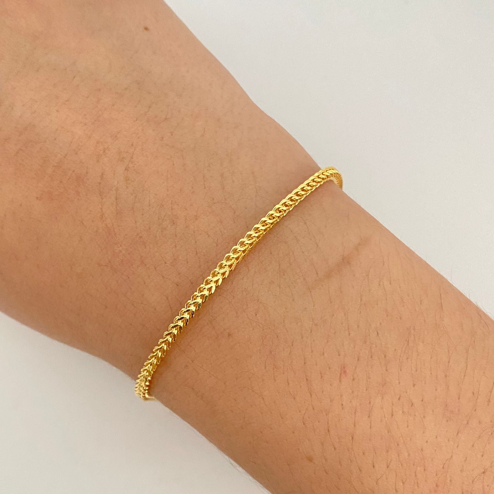 Pulso It franco Oro amarillo 18k +1 / 3,35 Gr / 2,35 mm / 20 Cm