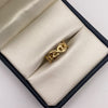 Anillo Gc grande Oro amarillo 18k / Talla 6 3/4 / 2,74 Gr / 2,20 mm