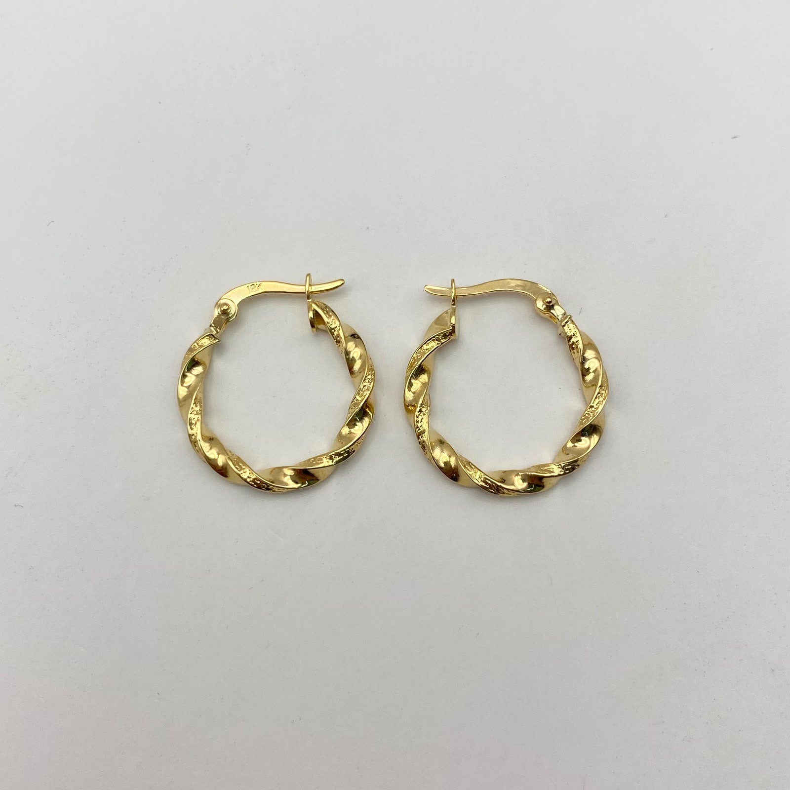Pulsera tejida melcocha lisa y punteada Oro amarillo 1,4 Gr / 2 Cm