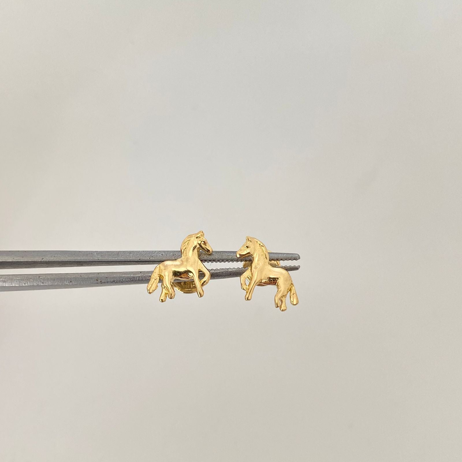 Topos caballo liso Oro amarillo 18k 1,10 Gr / 8,6 mm