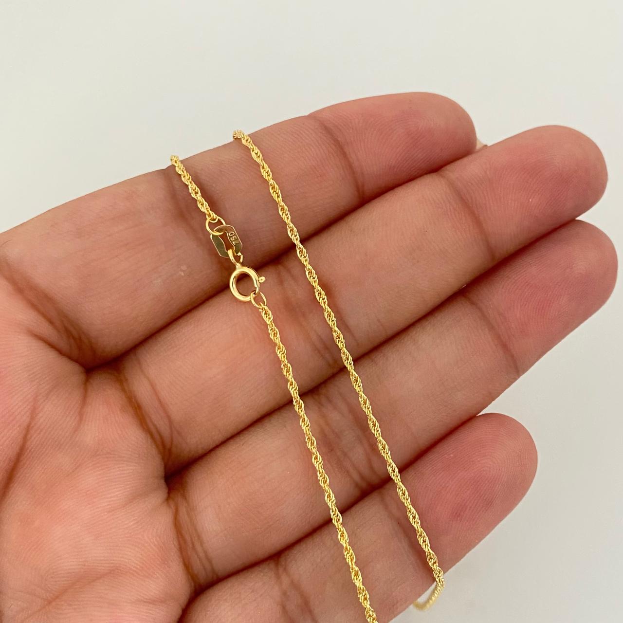 Cadena It mini lazo Oro amarillo 18k +1 / 1 Gr / 1 mm / 50 Cm