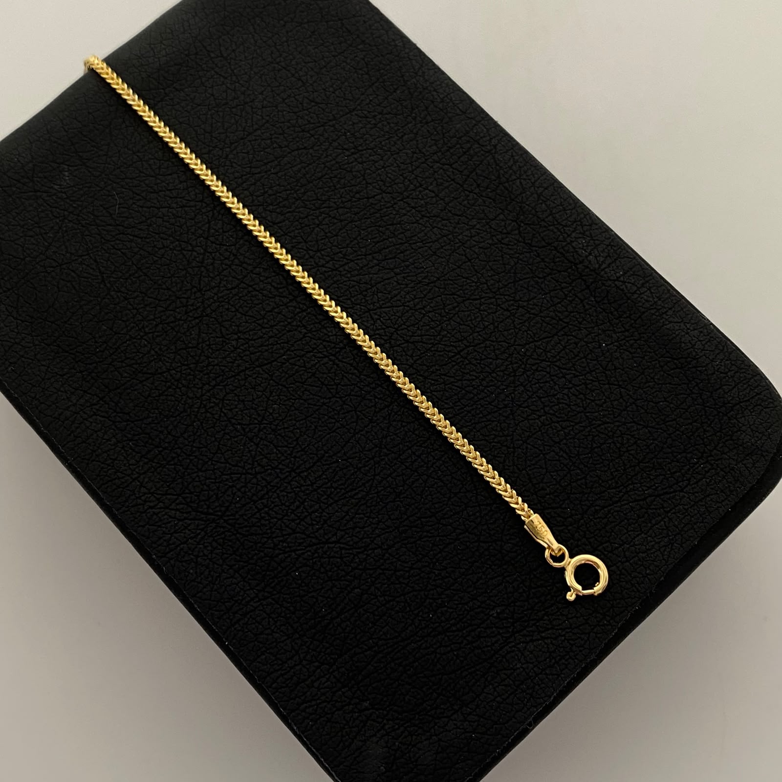 Pulso It Mini Franco Oro amarillo 18k +1 / 1,6 Gr / 1,6 mm / 19 Cm