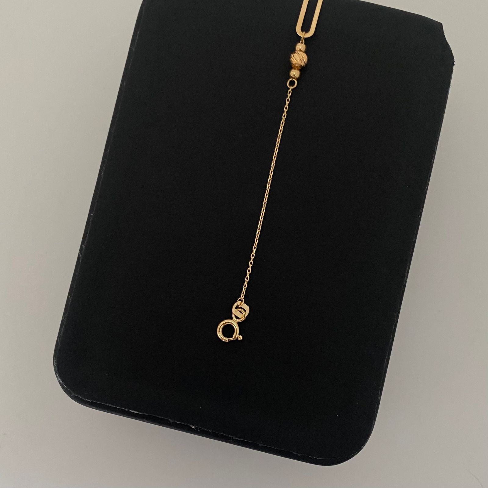 Pulso It cajon balines diamantados Oro amarillo 18k +4 / 1,45 Gr / 1,0 mm / 19 Cm