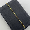 Pulso Militar Oro amarillo 18k +3 / 2,70 Gr / 1,7 mm / 19,5 Cm Broche 0,30