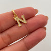 Dije Letra N Casting Oro amarillo 18k 1,05 Gr / 11,7 mm / 2 Cm