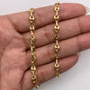 Cadena Gc liso Oro amarillo 18k 7,20 Gr / 4,5 mm / 45 Cm Broche 0,40