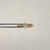 Anillo Solitario Oro amarillo 18k / Talla 6 / 1,95 Gr / 2 mm
