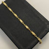 Pulso Rustico Oro amarillo 18k 3,30 Gr / 4,2 mm / 18,7 Cm Broche 0,40