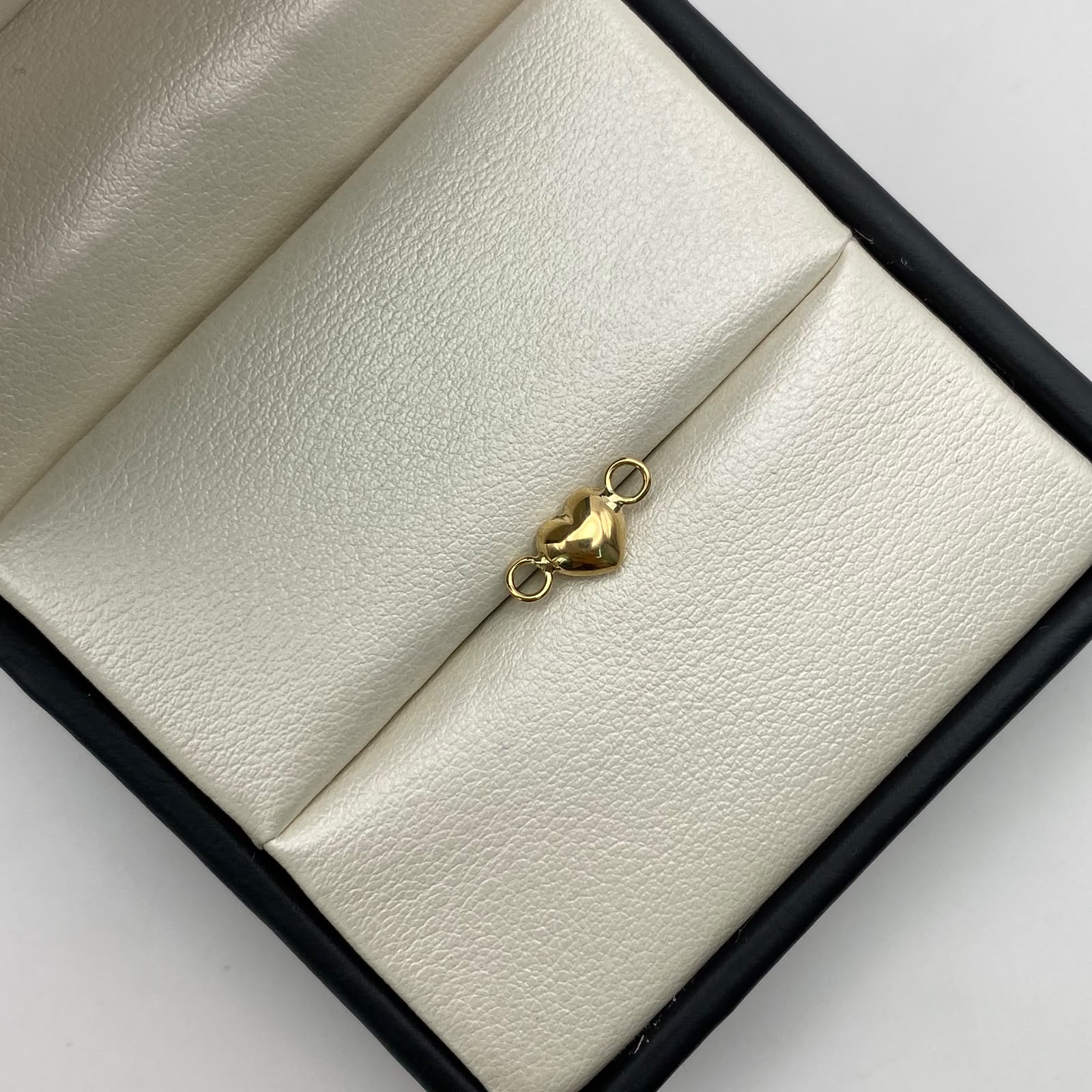 Herraje corazon inflado Oro amarillo 18k 0,3 Gr / 1,5 Cm
