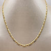 Cadena It Plana Diamantada Tres oros 18k 13 Gr / 3,5 mm / 60 Cm