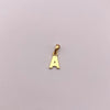 Dije letra A Oro amarillo 18k 0,65 Gr / 6,43 mm / 1,3 Cm