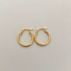 Candonga Entorchada Oro amarillo 18k 1,3 Gr / 2 Cm