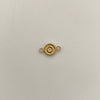 Herraje letra O diamantada Oro amarillo  0,25 Gr / 1,2 Cm