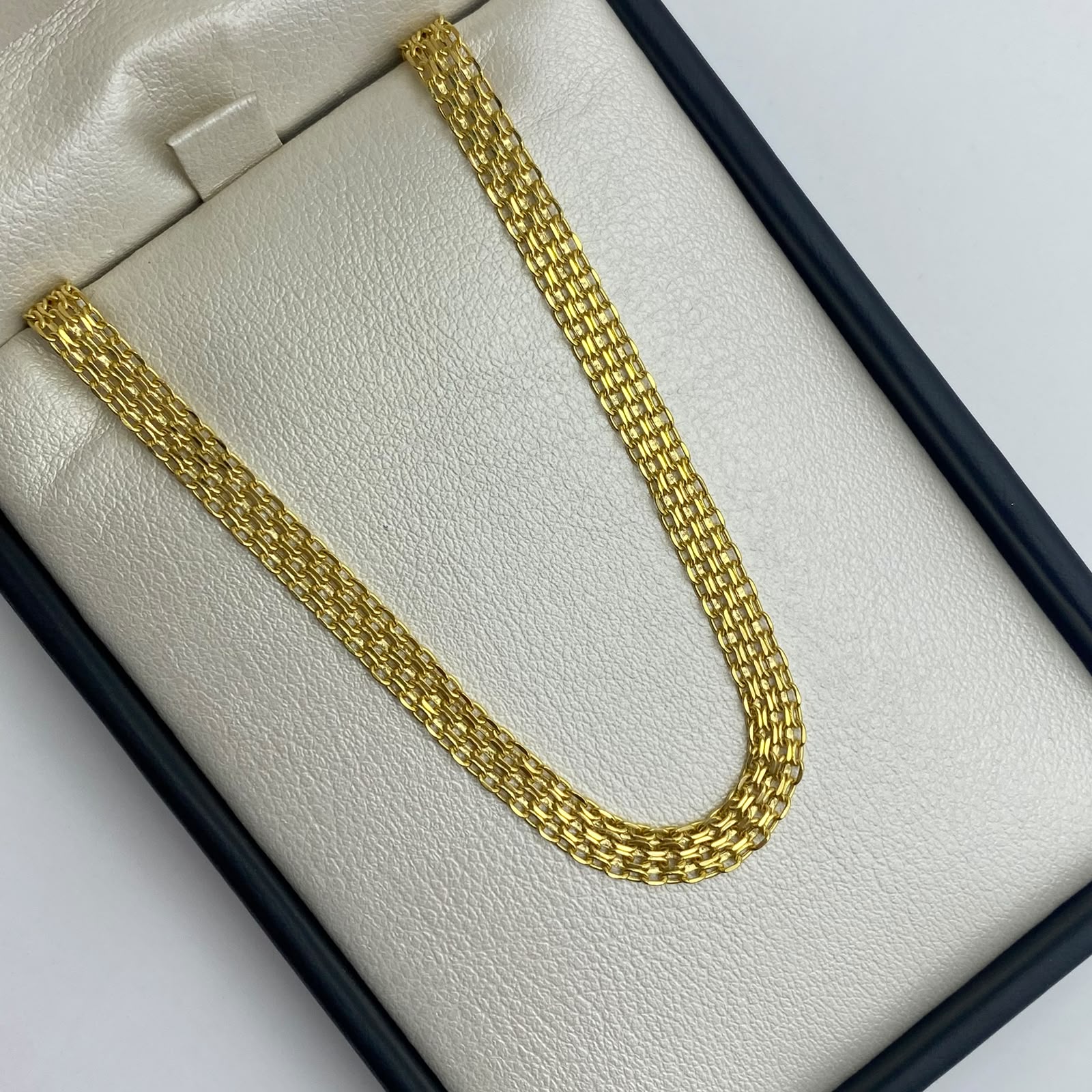 Pulso It China Oro amarillo 18k +1 / 2,95 Gr / 4,7 mm / 19,8 Cm