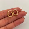 Candonga Entorchada Oro amarillo 18k 1,25 Gr / 1,5 Cm