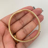 Aro It resortado Oro amarillo 18k +4 / 2,90 Gr / 8,7 mm / 18 Cm