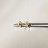 Topos silueta niña maria Oro amarillo 18k 0,75 Gr / 4,6 mm