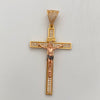 Dije Cruz Cristo Casting Oro amarillo y Oro rosa 18k 7,1 Gr / 28,3 mm / 5,6 Cm