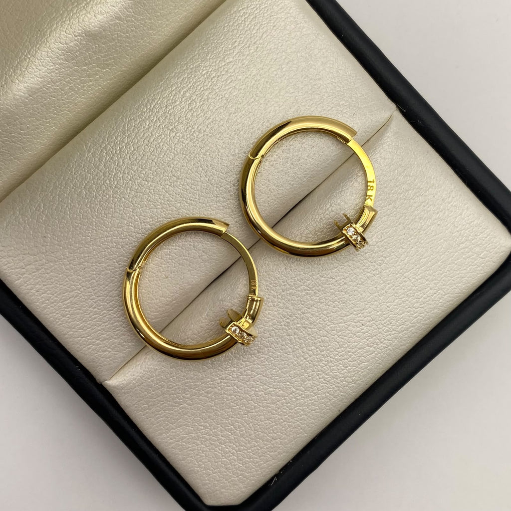 Candonga It inflada clavo (joya) Oro amarillo 18k 5,57 Gr / 2 Cm