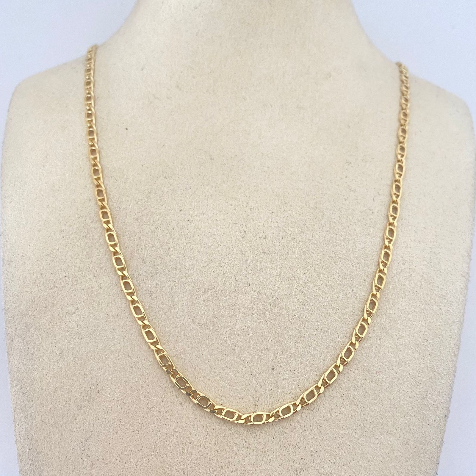 Cadena It doble aro Oro amarillo 18k 5,05 Gr / 2,4 mm / 60 Cm