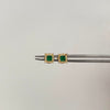 Topos Cuadro Casting Verde Oro amarillo 18k 0,75 Gr / 5 mm
