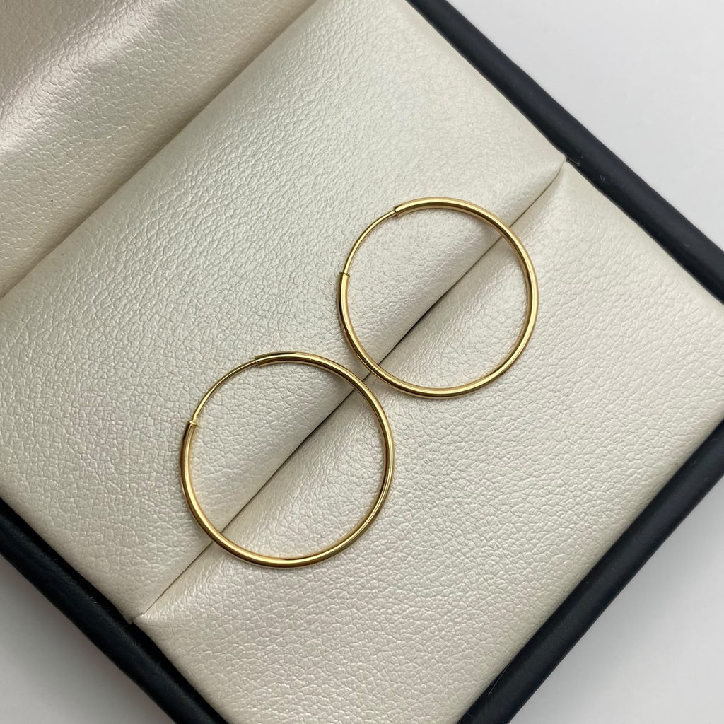 Candonga imperdibles Oro amarillo 18k 0,95 Gr / 2 Cm