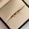 Topos Corazon Silueta Entorchado Oro amarillo 18k 0,45 Gr / 6,1 mm