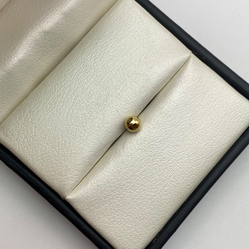 Bola Lisa 5mm Oro amarillo 18k 0,15 Gr