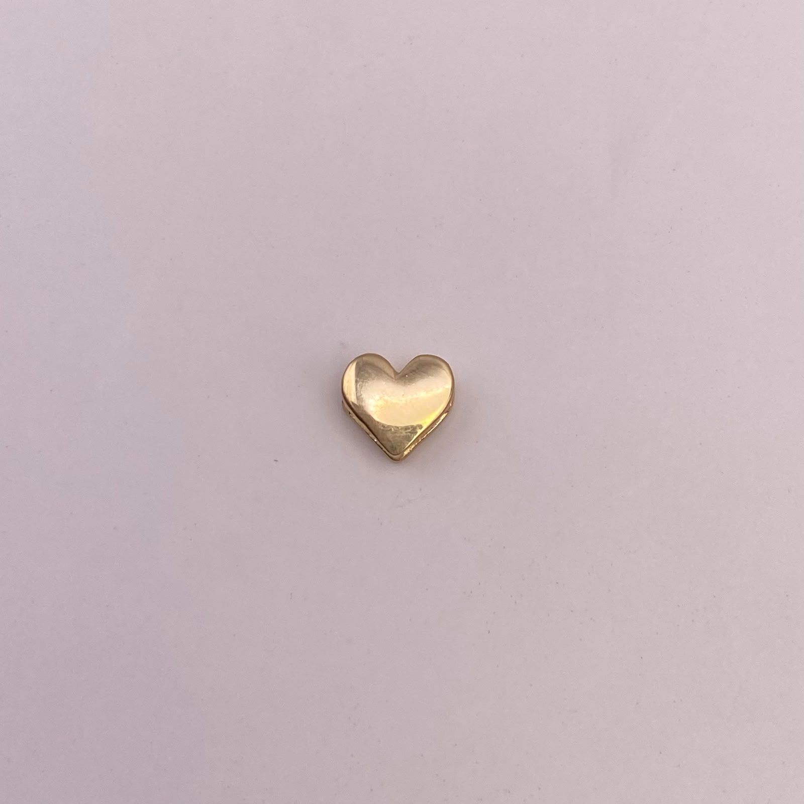 Herraje corazón Oro amarillo 18k 0,67 Gr / 0,7 Cm