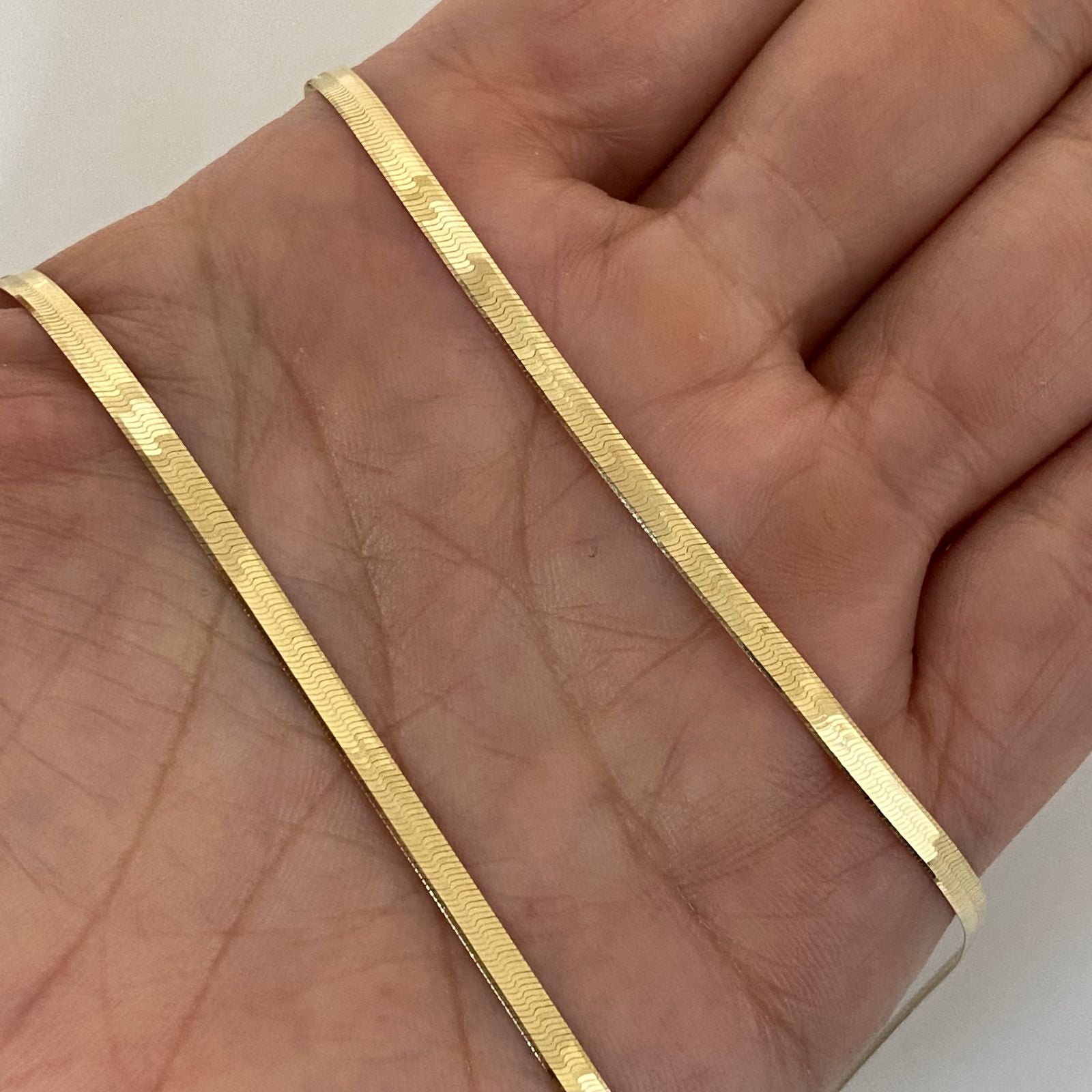Cadena It espejo  Oro amarillo 18k +2 / 8,55 Gr / 3,6 mm / 45 Cm