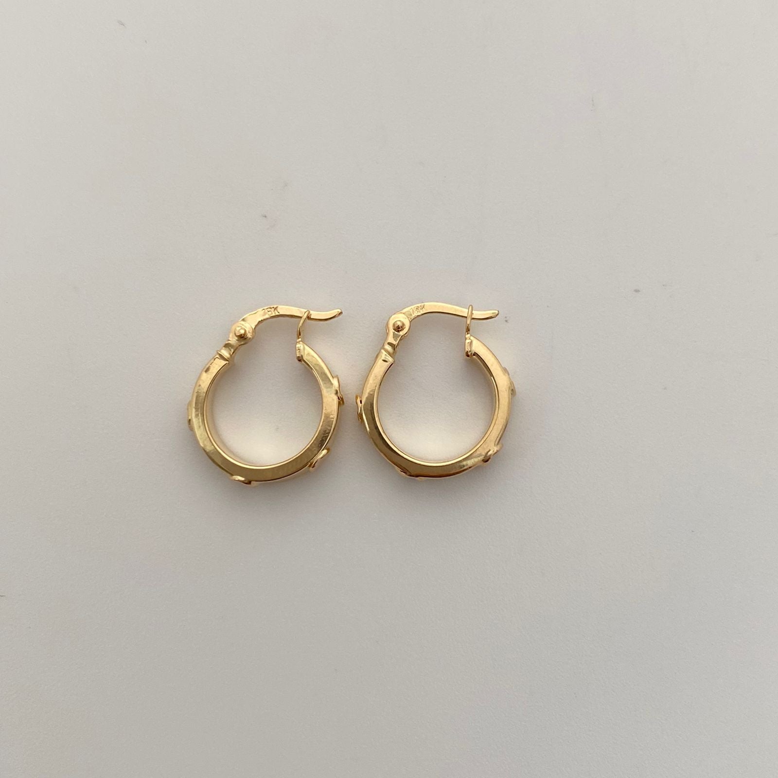 Candonga Huggies Oro amarillo 18k 1,5 Gr / 1,5 Cm