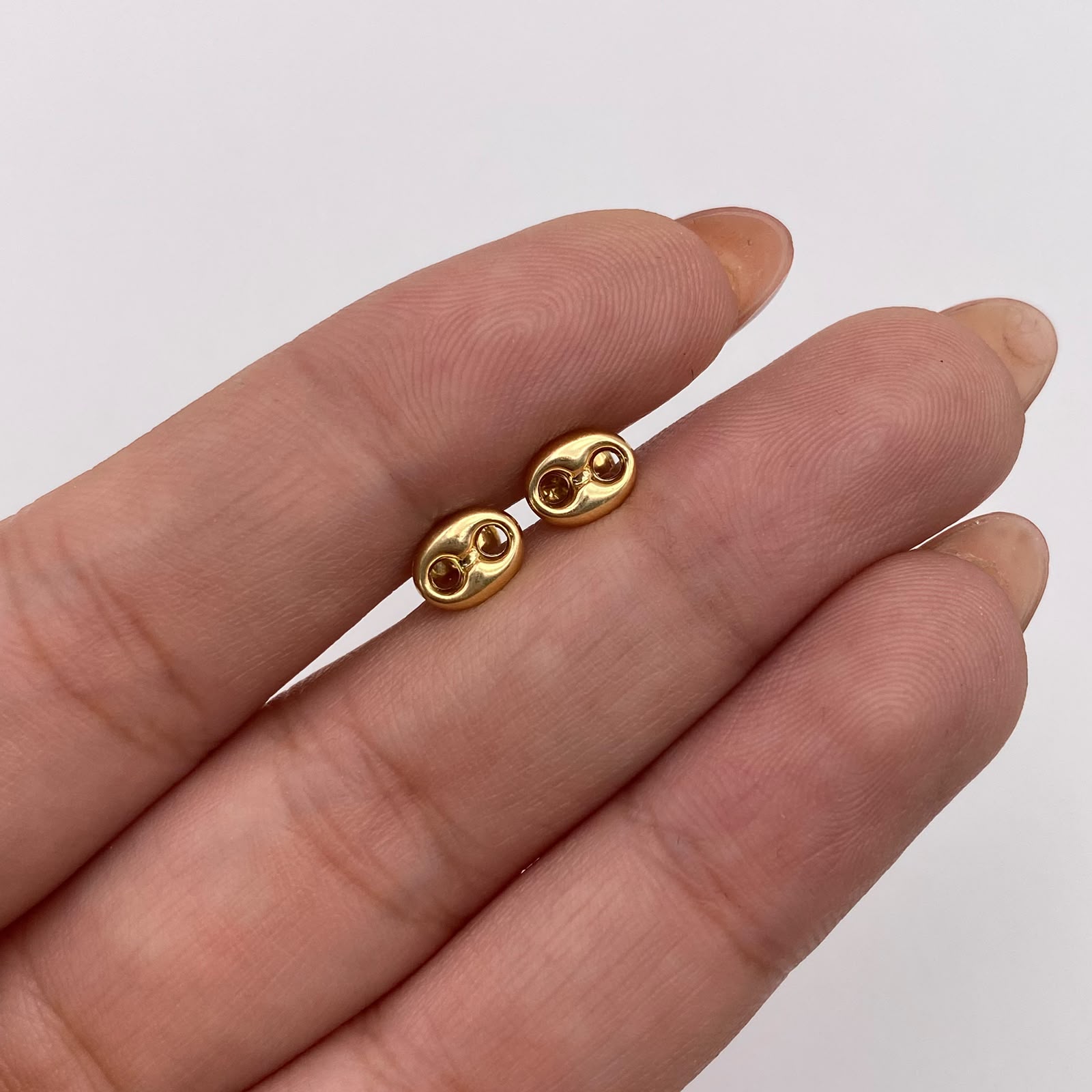 Topos Gc liso mediano Oro amarillo 18k 0,5 Gr / 5,4 mm