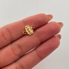 Herraje Virgen Guadalupe Silueta Oro amarillo 18k 0,35 Gr / 1,2 Cm