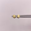 Topos Circulo plano diamantado Oro amarillo 18k 0,45 Gr / 5,1 mm