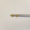 Topos Corazon Casting Verde Oro amarillo 18k 0,5 Gr / 3,9 mm