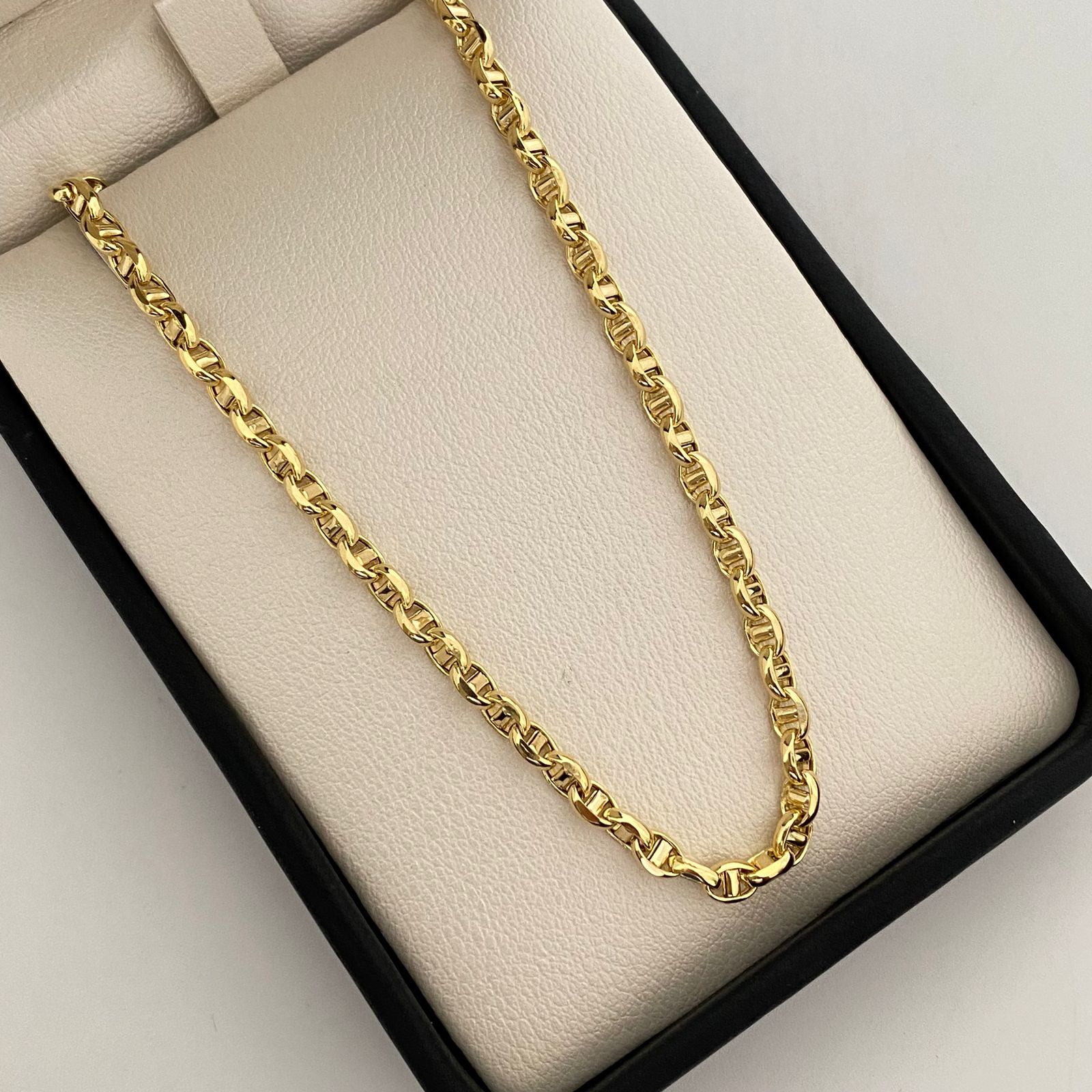 Cadena It escalera  Oro amarillo 18k 10,45 Gr / 3,4 mm / 60 Cm