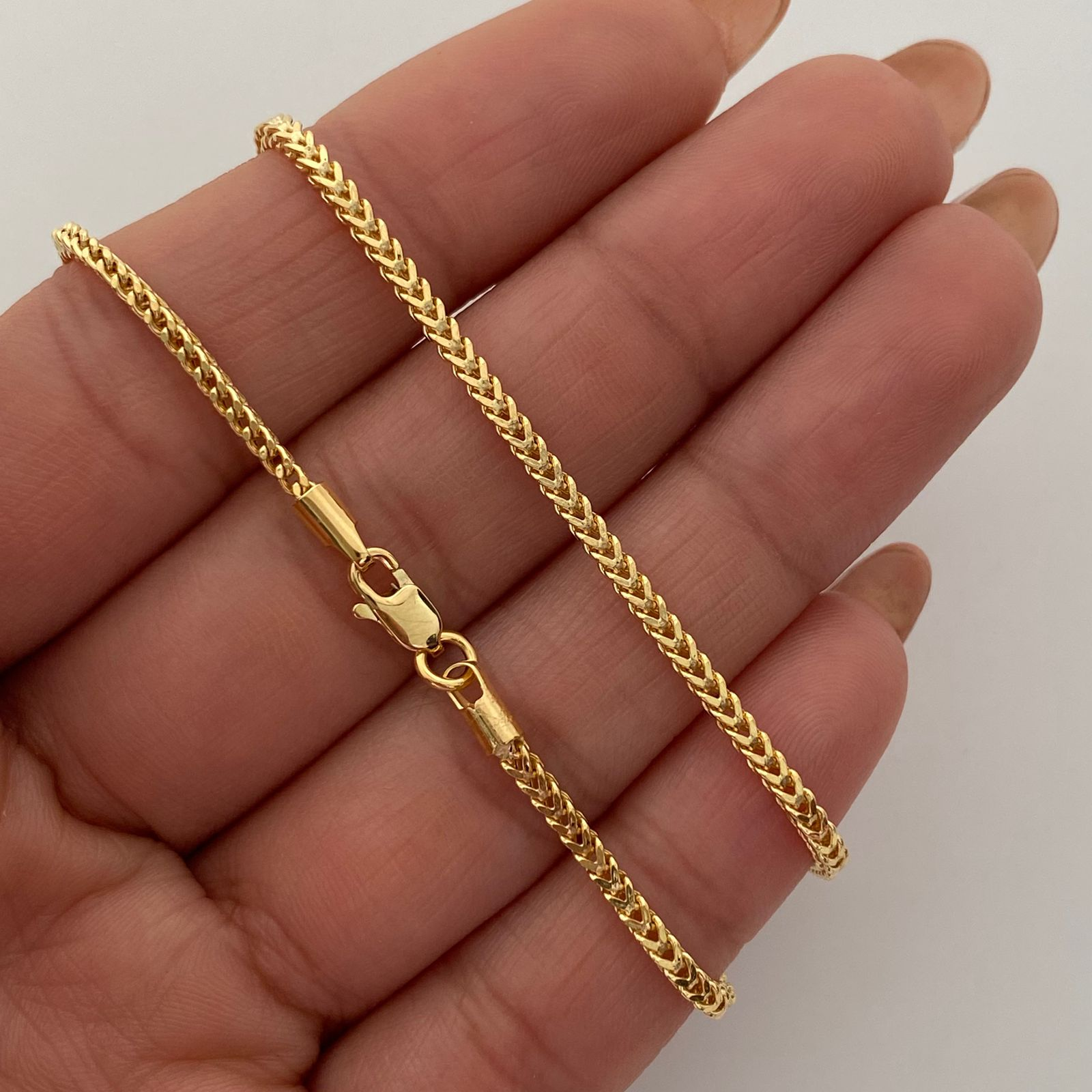 Cadena It franco  Oro amarillo 18k +1 / 7,65 Gr / 2,1 mm / 50 Cm