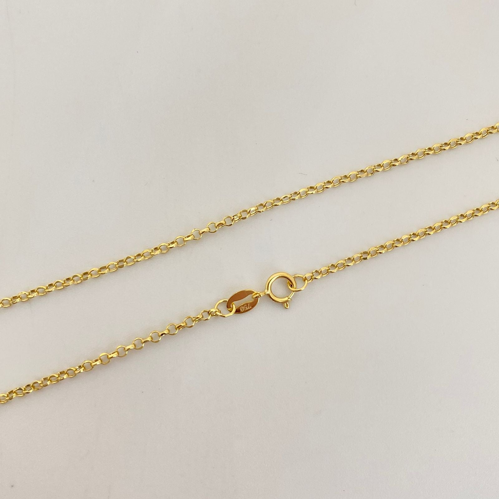 Cadena It aro seguido  Oro amarillo 18k 1,6 Gr / 1,7 mm / 50 Cm