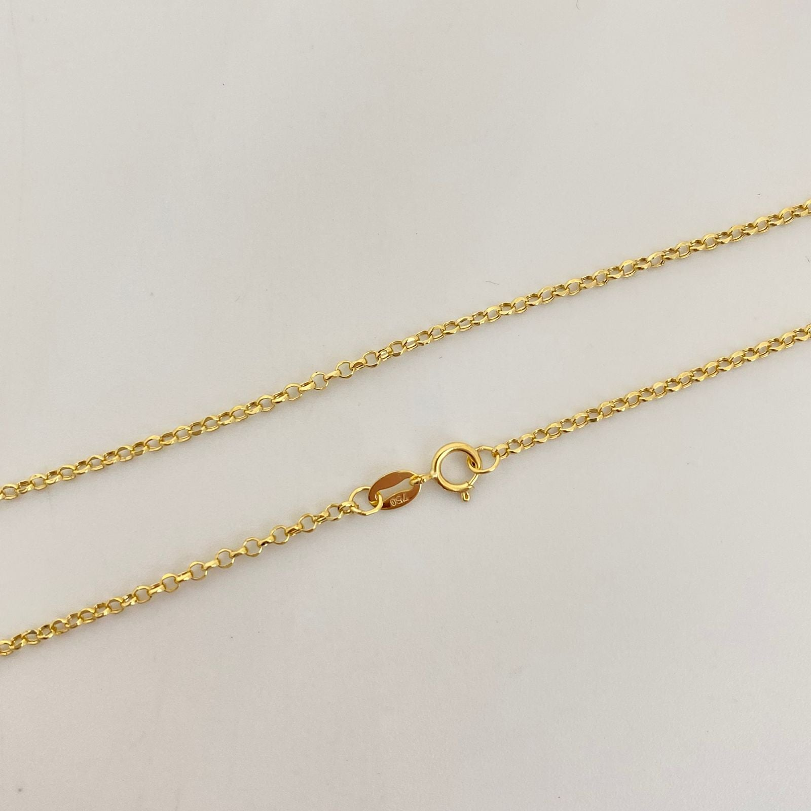 Cadena It aro seguido  Oro amarillo 18k 1,6 Gr / 1,7 mm / 50 Cm