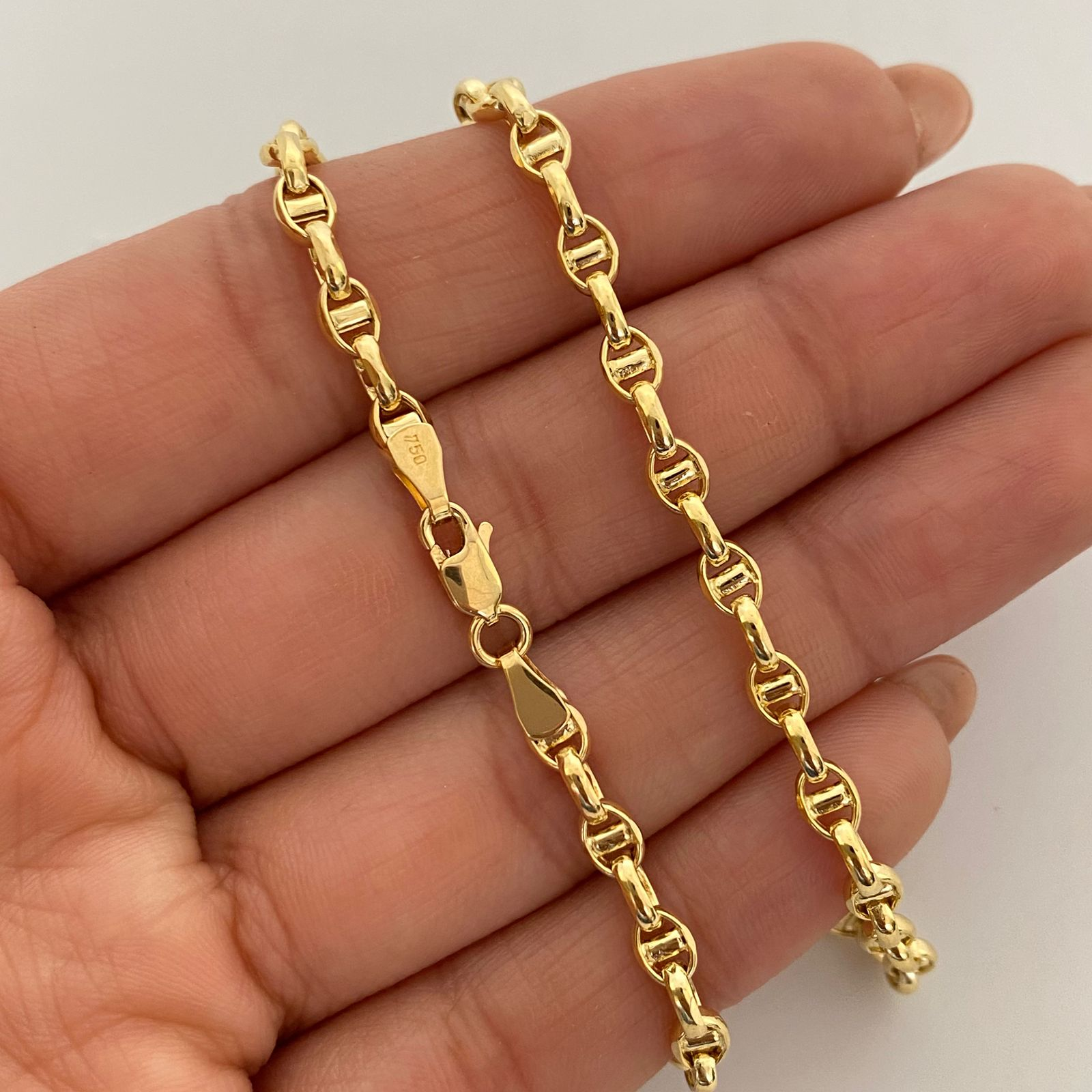 Cadena It escalera  Oro amarillo 18k 10,8 Gr / 3,4 mm / 60 Cm