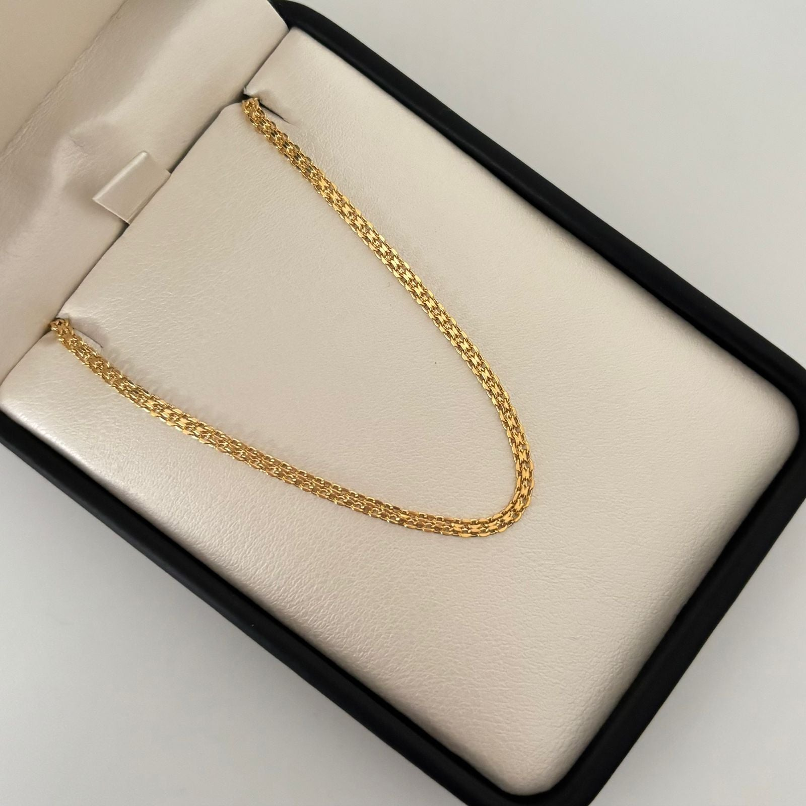 Pulso It chino Oro amarillo 18k +1 / 2 Gr / 2,1 mm / 18,5 Cm